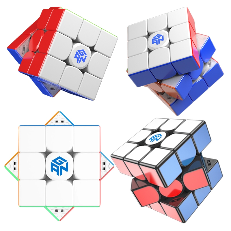 GAN12 Competition Practice Third-Order Magnetic Magic Cube Puzzle Toy, Style: Fog Version 