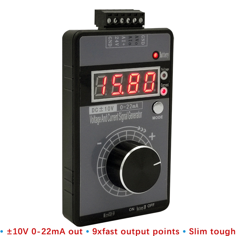 4-20mA 0-10V  Signal Generator Adjustable Voltage Current Simulator(Without Battery)