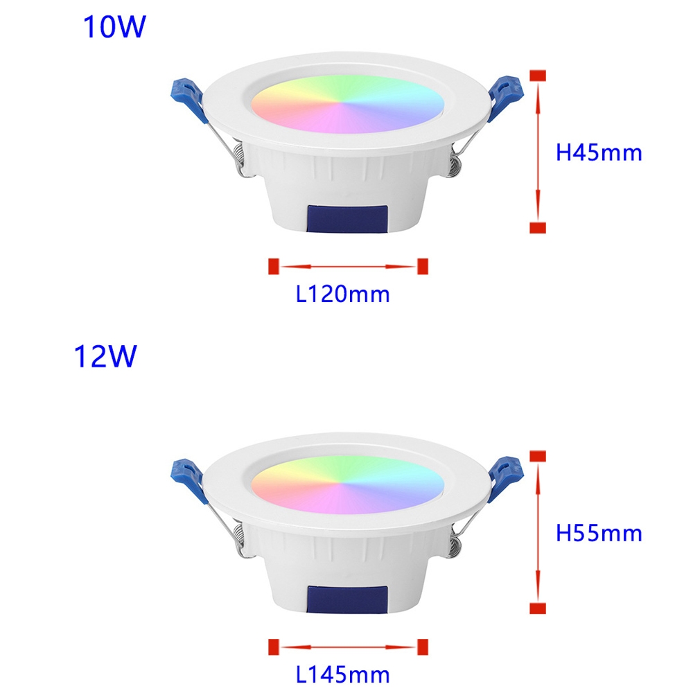 H3L001-2 10W/12W WIFI Voice Control RGB Downlight Wi-Fi Model(12W)