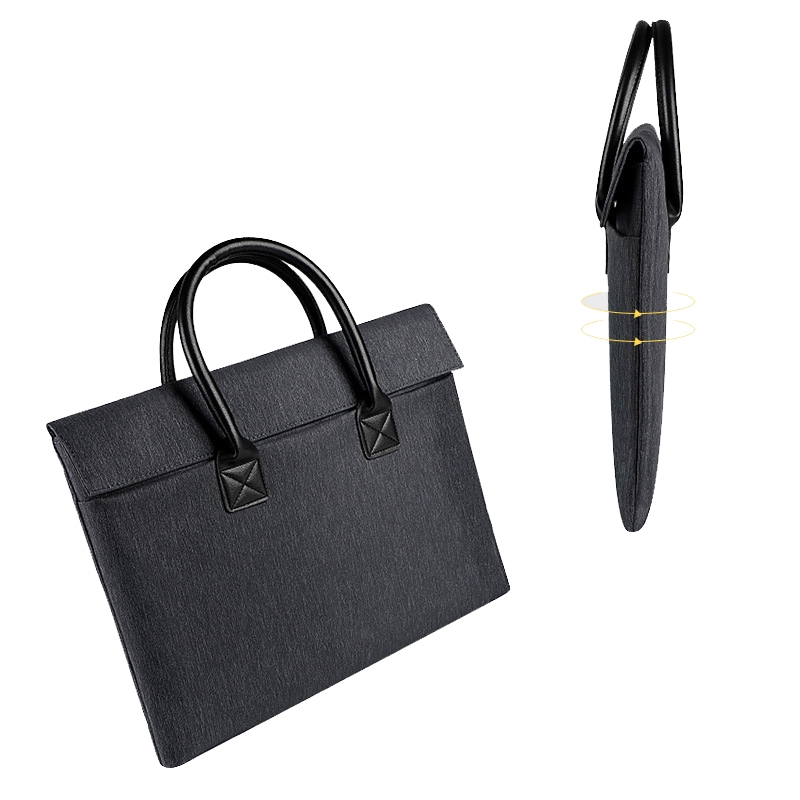 ST04 Waterproof Portable Laptop Case, Size: 14.1-15.4 inches(Navy Blue)