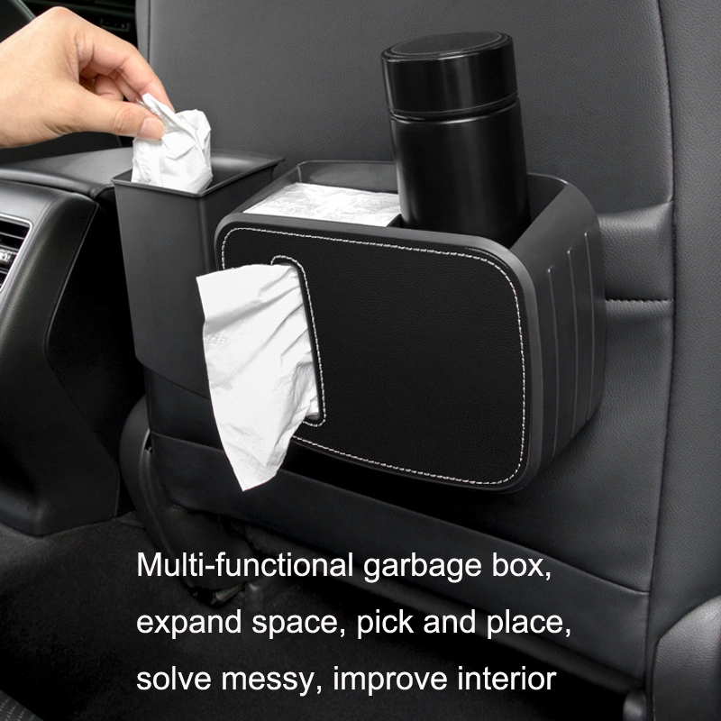 SUNSKY Car Drain Tissue Box Umbrella Storage Pocket Bag Storage Box