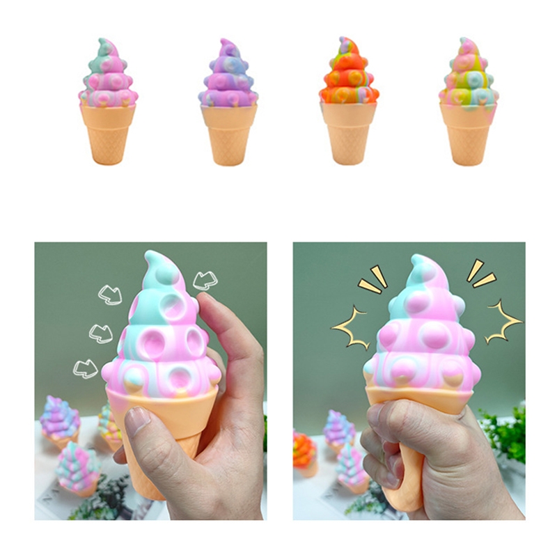 Ice Cream Shaped Pinch Decompression Toy(C)