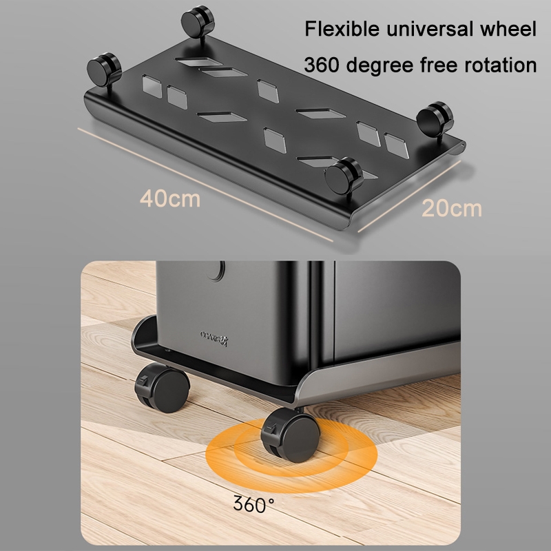 Desktop Computer Host Removable Bracket Office Heightened Shelf(1.2mm Thickened)