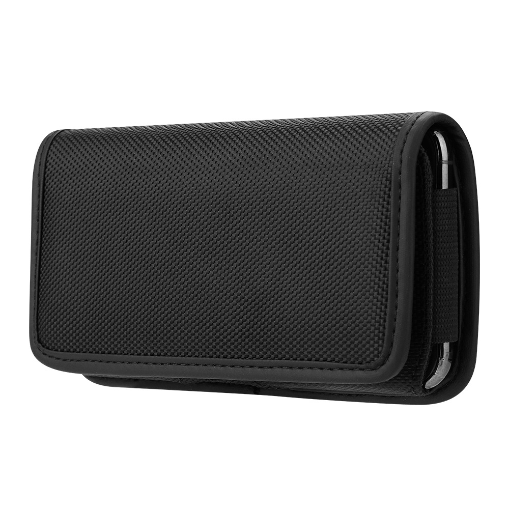 Oxford Cloth Nylon Fabric Mobile Phone Universal Case, Size: XXL(Black)