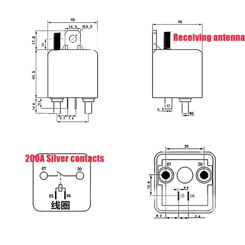 3 Channel Digital Remote Control Switch Wireless Remote Control Switch For Lamp