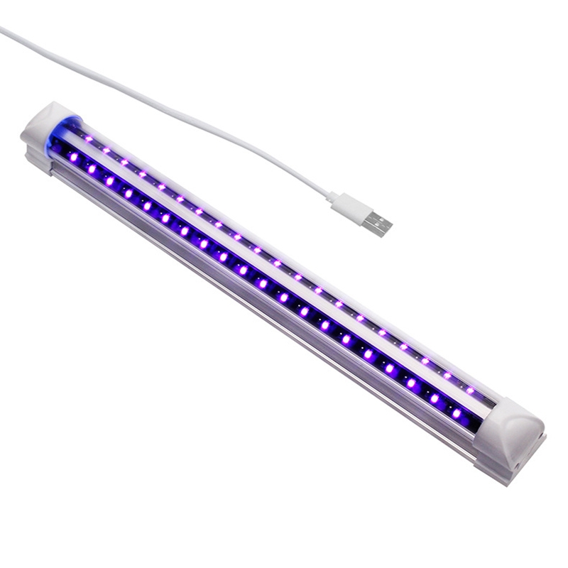 CHX-hd01 10W 40 LEDs Purple Light Decorative Lamp USB Bar Fluorescent Light, Spec: Timing Type