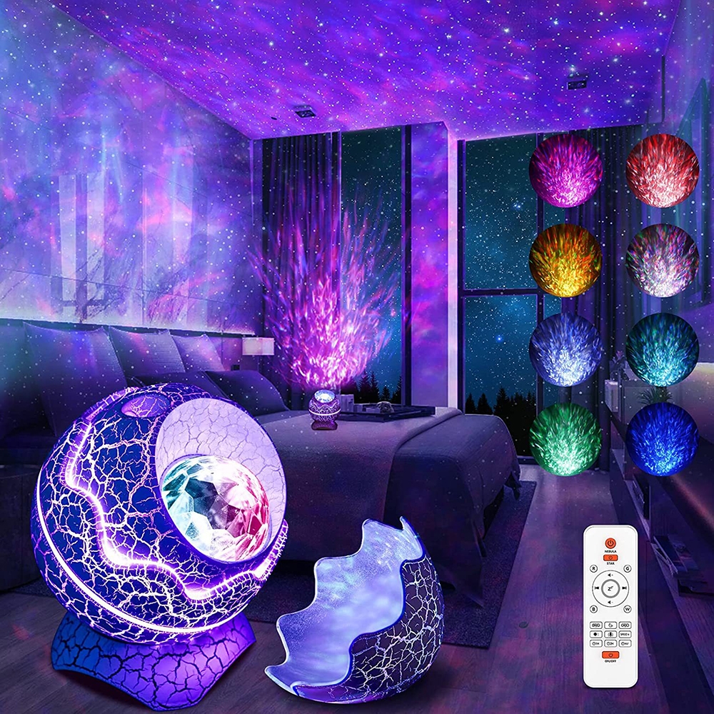 K850 LED Dinosaur Egg Remote Control Bluetooth Star Projection Light with Speaker Function(Pan-Slavic)