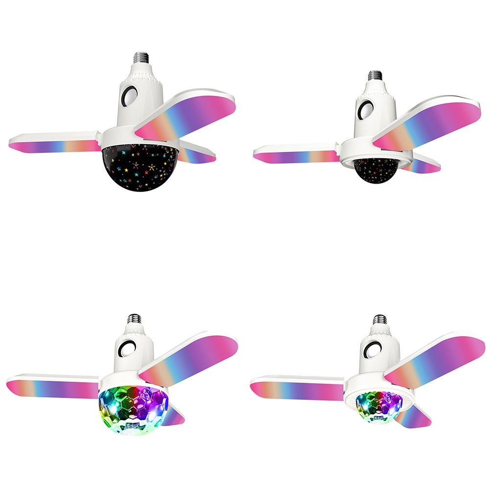 ZSCPH-001 40W Multifunctional Bluetooth RGB Colorful Three-Leaf Music Atmosphere Light, Size: S (Magic Ball)