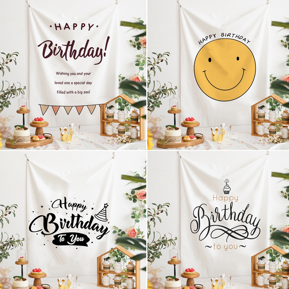 GT282 Birthday Background Cloth Party Scene Arranges Children Photos, Size: 150x200cm Velvet Cloth(25)