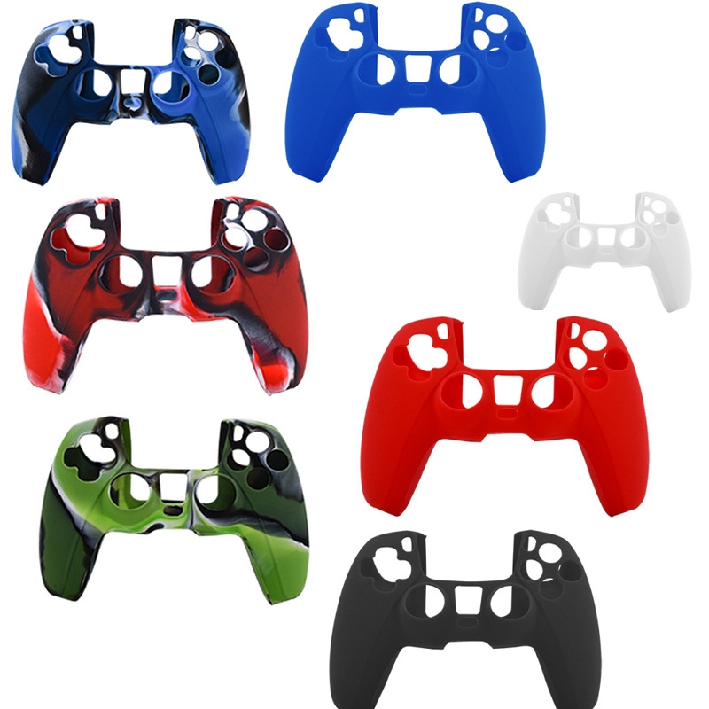 For PS5 Controller Silicone Case Protective Cover, Product color: Blue