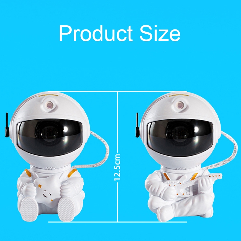 USB Astronaut Shape Colorful LED Laser Star Projection Light(Guitar)