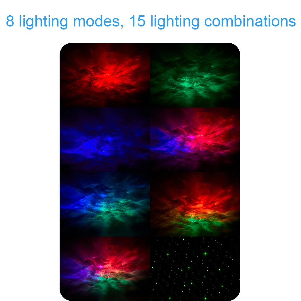 USB Astronaut Shape Colorful LED Laser Star Projection Light(Guitar)