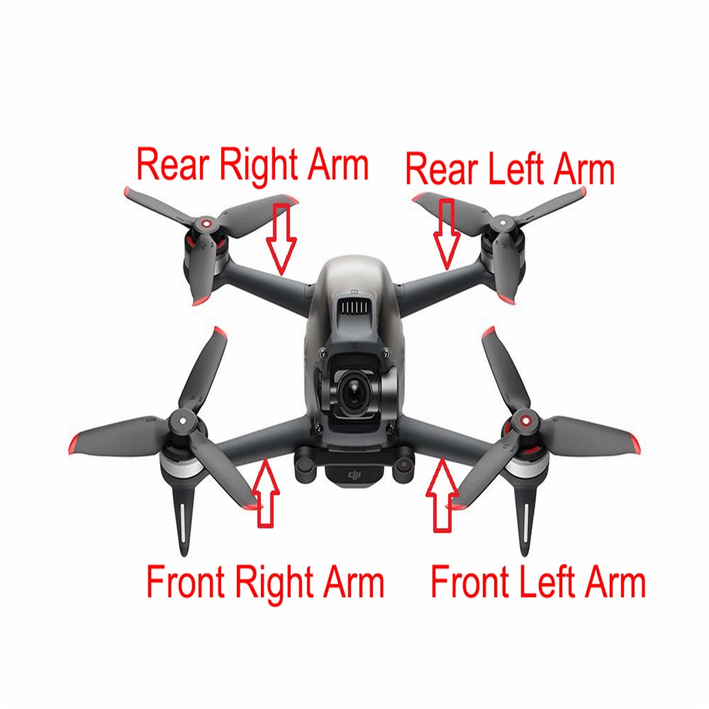 For DJI FPV Drone Arm Parts Replacement Spare Part ,Spec: Right Front