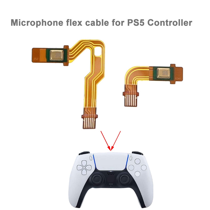 For PS5 Controller  Microphone Flex Cable Repair Parts 1 Generation One Pair