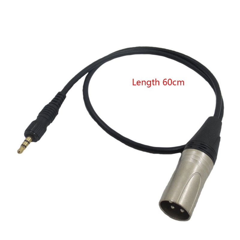 For Sony D11 / D21 / P03B Wireless Bee Microphone Pocket Camera Connection Cable, Length: 60cm(Black)