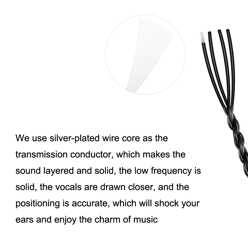 For IE80 / IE8 / IE8I Headphone Cable With Microphone Upgrade Cable