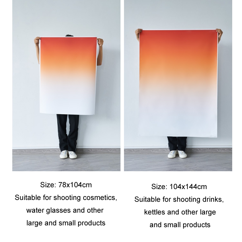 78x104cm Gradient Background Paper Photography Portrait Photo Props(Realm of Clear Sky)