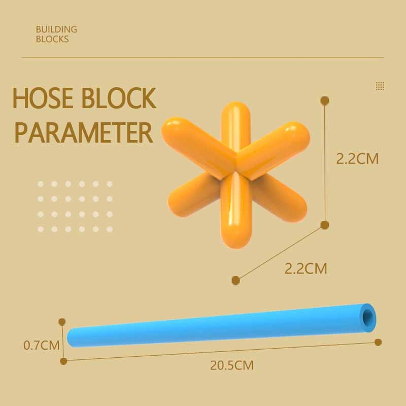 350pcs Pipe+350 Connectors DIY Plastic 4D Straw Building Blocks Joint Funny Development Toys