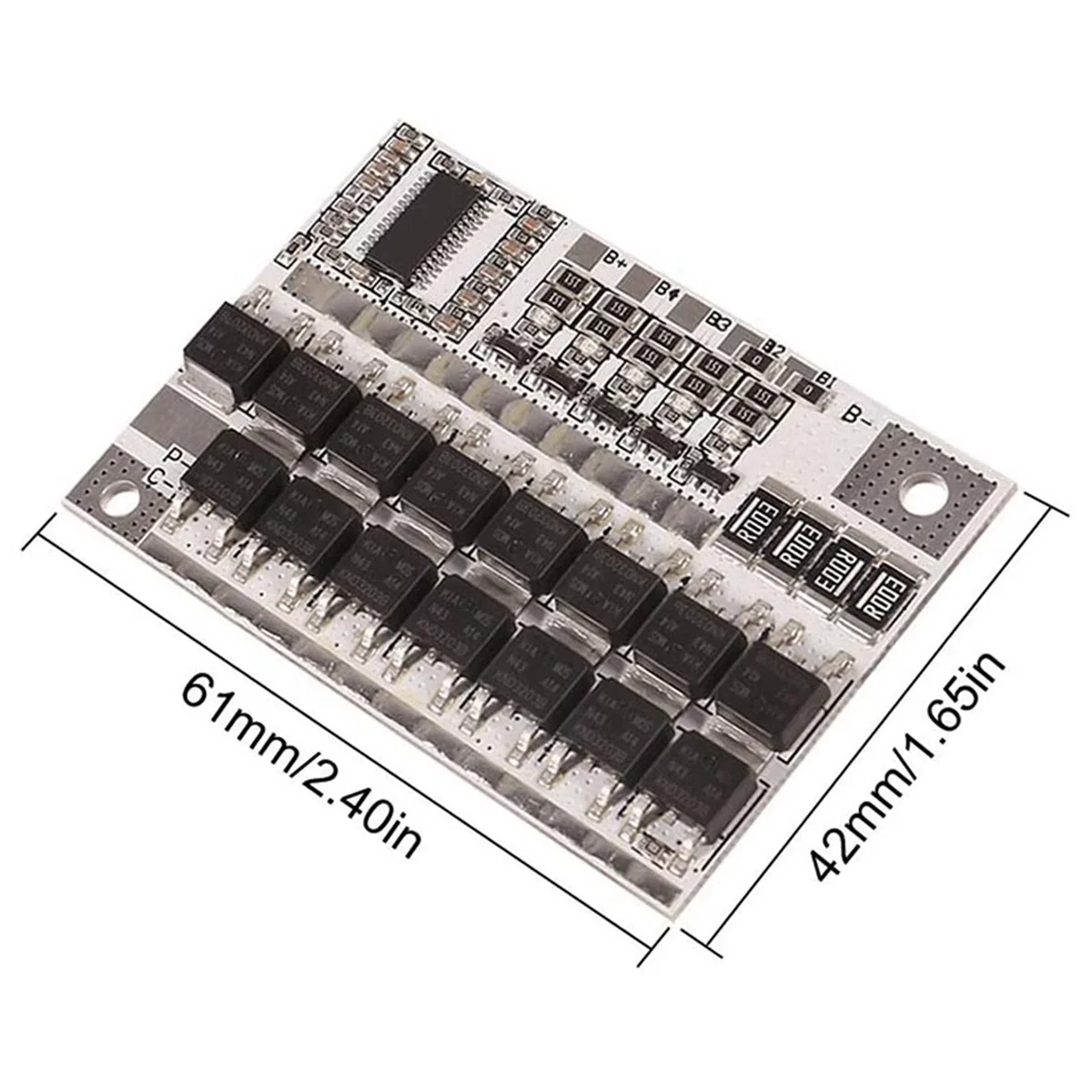 5S 3.2V 12V 100A Polymer Li-ion Phosphate Battery Protection Board With Balance