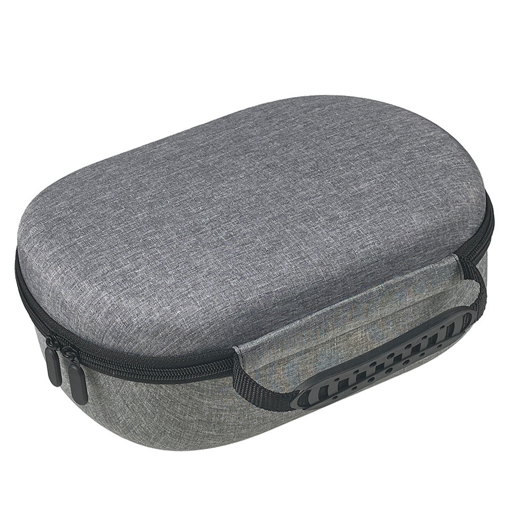 For Apple Vision Pro Head Wearing VR Glasses Storage Portable Bag Travel VR Protective Hard Case(Gray)