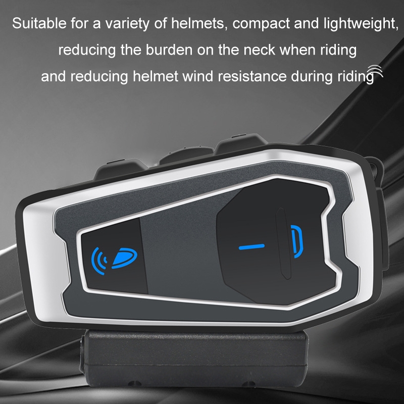 Motorcycle Helmet Bluetooth 5.0 Stereo Music Cycling Headphones(V10)