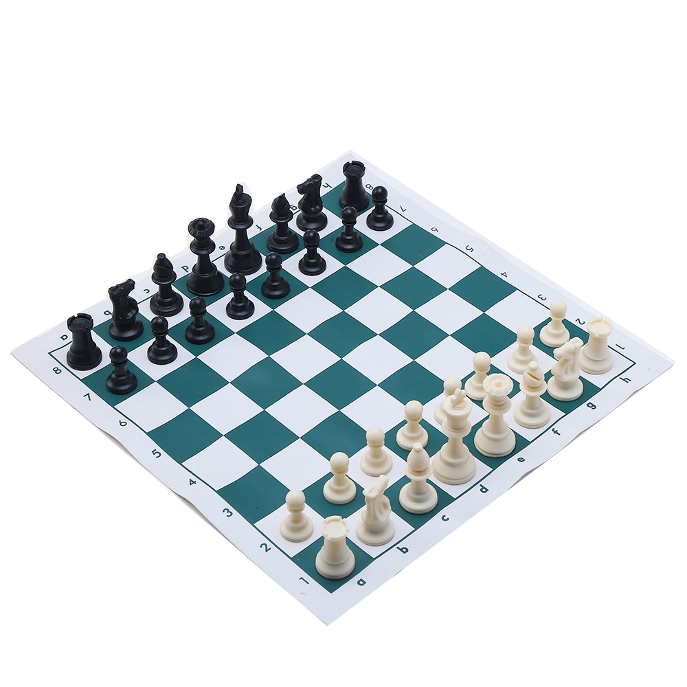 32pcs /Set Plastic Chess Pieces Without Chess Board(King Height 95mm)