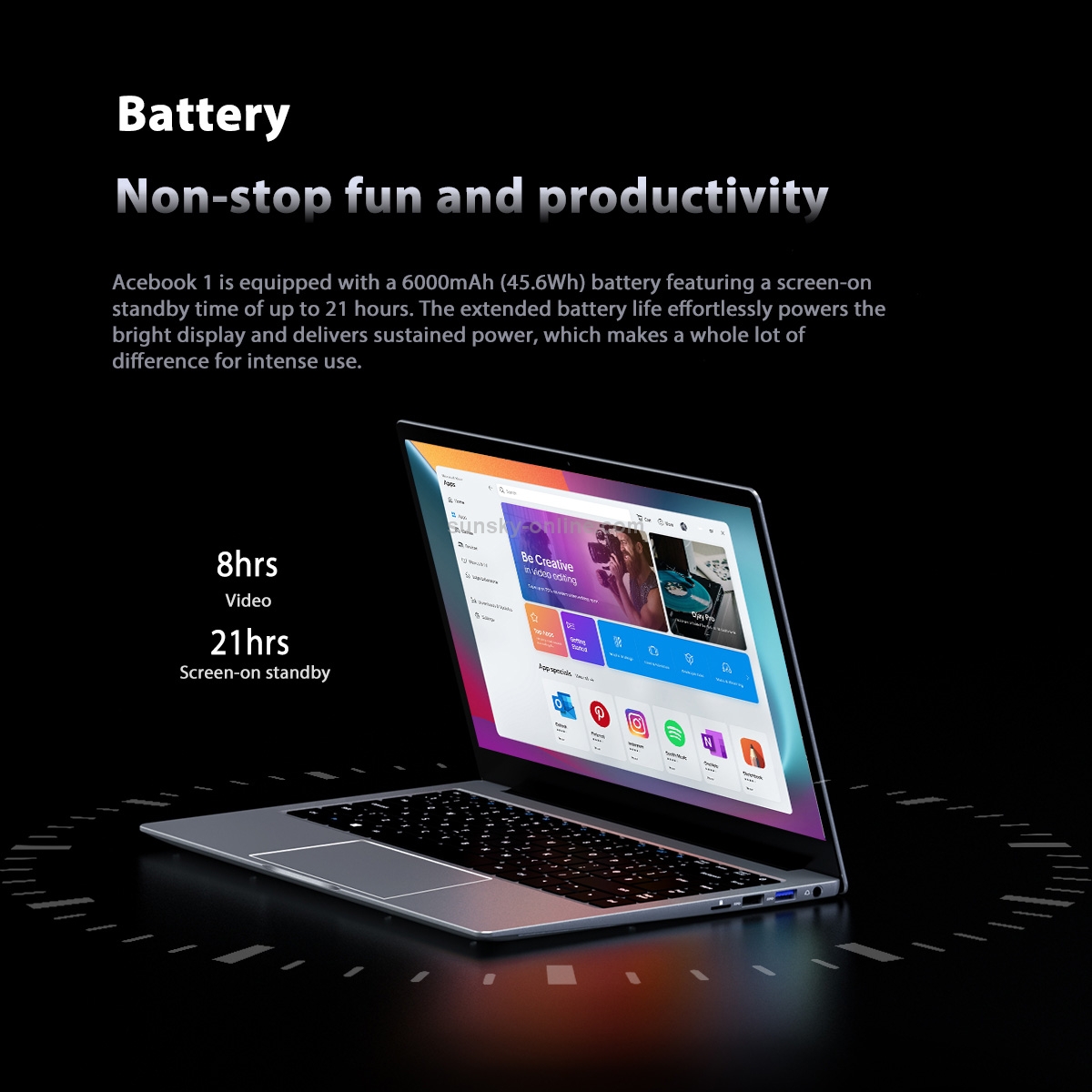 SUNSKY - [HK Warehouse] Blackview Acebook 1 Laptop, 14 inch, 4GB+128GB ...