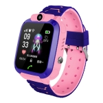 Q120 1,44 inch kleurenscherm smartwatch voor kinderen IP67 waterdicht, ondersteuning LBS-positionering / tweewegkiezen / eentoets EHBO / spraakbewaking / Setracker APP (roze)