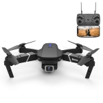 LS-E525 4K Double HD Camera Mini Foldable RC Quadcopter Drone Remote Control Aircraft(Black)