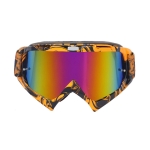 Motorcycle Parts Goggles Ski Goggles Outdoor Windproof Glasses(Gold)