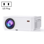 TB612 2200 ANSI Lumens 800x400 Resolution 1080P LED + LCD Technology Smart Projector، Support AV / HDMI / SD Card / USB / VGA / TV