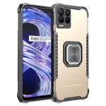 For OPPO Realme 8 Pro Fierce Warrior Series Armor All-inclusive Shockproof Aluminum Alloy + TPU Protective Case with Ring Holder(Gold)
