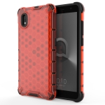 For Alcatel 1B (2020) Shockproof Honeycomb PC + TPU Case(Red)