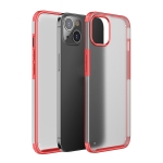 Four-corner Shockproof TPU + PC Protective Case For iPhone 13(Red)