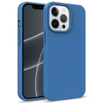 Starry Series Shockproof Straw Material + TPU Protective Case For iPhone 13 Pro(Blue)