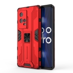 For vivo iQOO 8 Pro Supersonic PC + TPU Shock-proof Protective Case with Holder(Red)