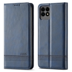 For Huawei Maimang 10 SE AZNS Magnetic Calf Texture Horizontal Flip Leather Case with Card Slots & Holder & Wallet(Dark Blue)