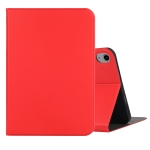Voltage Craft Texture TPU Horizontal Flip Protective Tablet Case with Holder For iPad mini 6(Red)