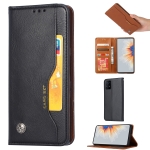 For Xiaomi Mi Mix 4 Knead Skin Texture Horizontal Flip Leather Case with Photo Frame & Holder & Card Slots & Wallet(Black)