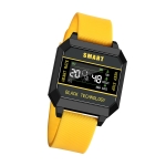 F8 0.96 inch TFT Screen Life Waterdicht Smart Watch, Ondersteuning Slaapbewaking / Hartslag Monitoring / Bloeddruk Monitoring / Puls Herinnering (geel)