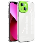 Transparent Candy TPU Phone Case For iPhone 13(Grass Green)