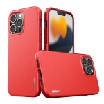 wlons PC + TPU Shockproof Phone Case For iPhone 13 Pro Max(Red)