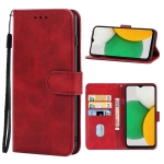 Leather Phone Case For Samsung Galaxy A03 Core(Red)