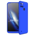 For OPPO Realme C21Y GKK Three Stage Splicing Full Coverage PC Phone Case(Blue)