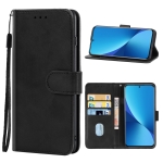Leather Phone Case For Xiaomi Mi 12 5G(Black)