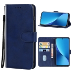 Leather Phone Case For Xiaomi Mi 12 5G(Blue)