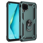 For Huawei P40 Lite Shockproof TPU + PC Protective Case with 360 Degree Rotating Holder
