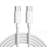 ⁧كابل بيانات شحن سريع 60 وات USB-C/Type-C إلى USB-C/Type-C لسلسلة iPhone 15، الطول: 1 متر⁩