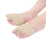 ⁧5 أزواج من SEBS Hallux Valgus Correction Sleeve Feet Care خاص كبير إصبع القدم الدائري القدم الإبهام تقويم العظام هدفين تخفيف للرجال / النساء ، الحجم: L (لون اللحم)⁩