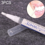 3 قطع جهاز تبييض الأسنان نوع الروتاري المبهر الأبيض